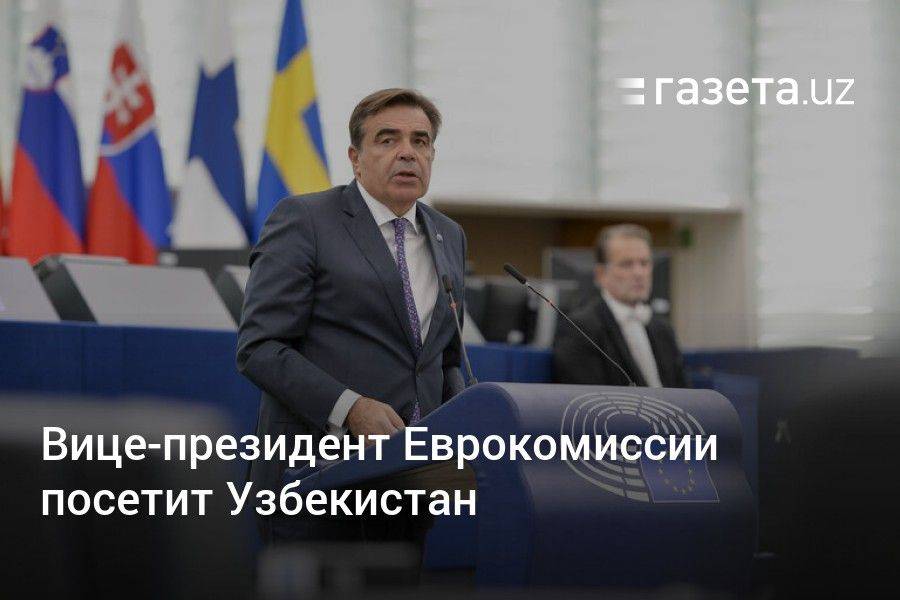 Вице-президент Еврокомиссии посетит Узбекистан