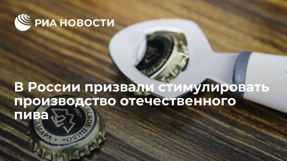 АПП: в России необходимо стимулировать производство отечественного пива