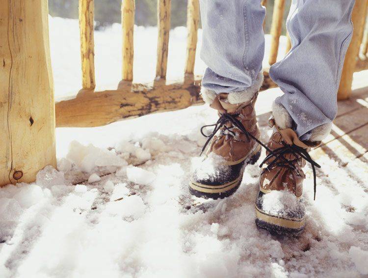 Промокли ноги зимой – как высушить и утеплить на улице