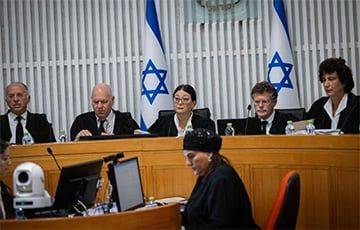 Верховный суд Израиля аннулировал закон о судебной реформе Нетаньяху