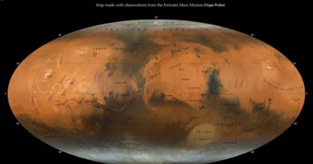 Орбитальный аппарат наблюдал на Марсе, как пылевая буря за короткое время унесла тонны пыли (видео)