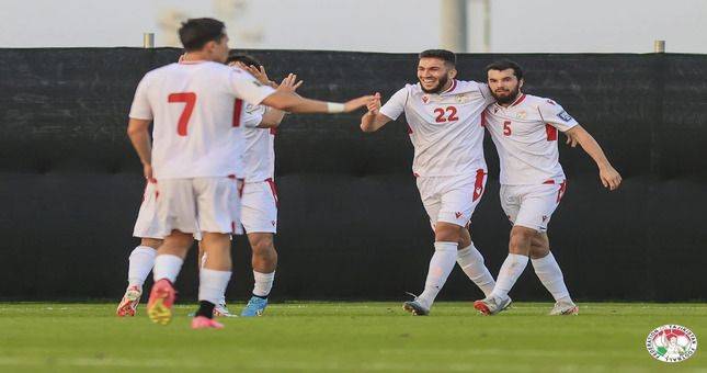Национальная сборная Таджикистана обыграла сборную Гонконга в контрольном матче в Абу-Даби