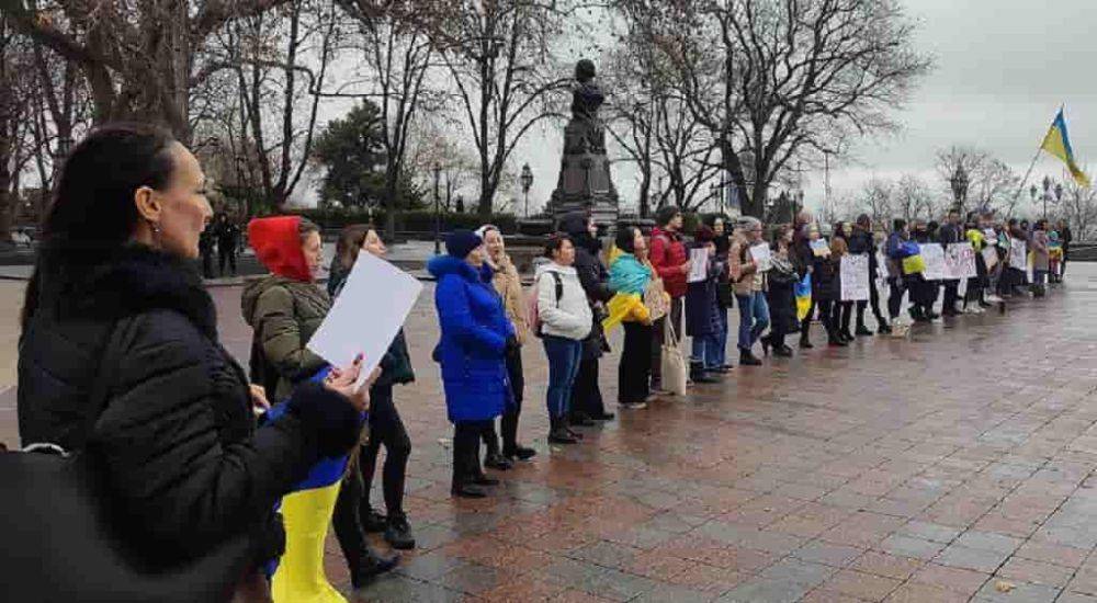 В Одессе прошла очередная акция у мэрии: чего хотят протестующие | Новости Одессы