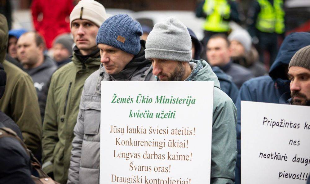 Министр с/х Литвы: протесты земледельцев – политическая акция перед приближающимися выборами