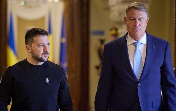 Зеленский провел переговоры с президентом Румынии