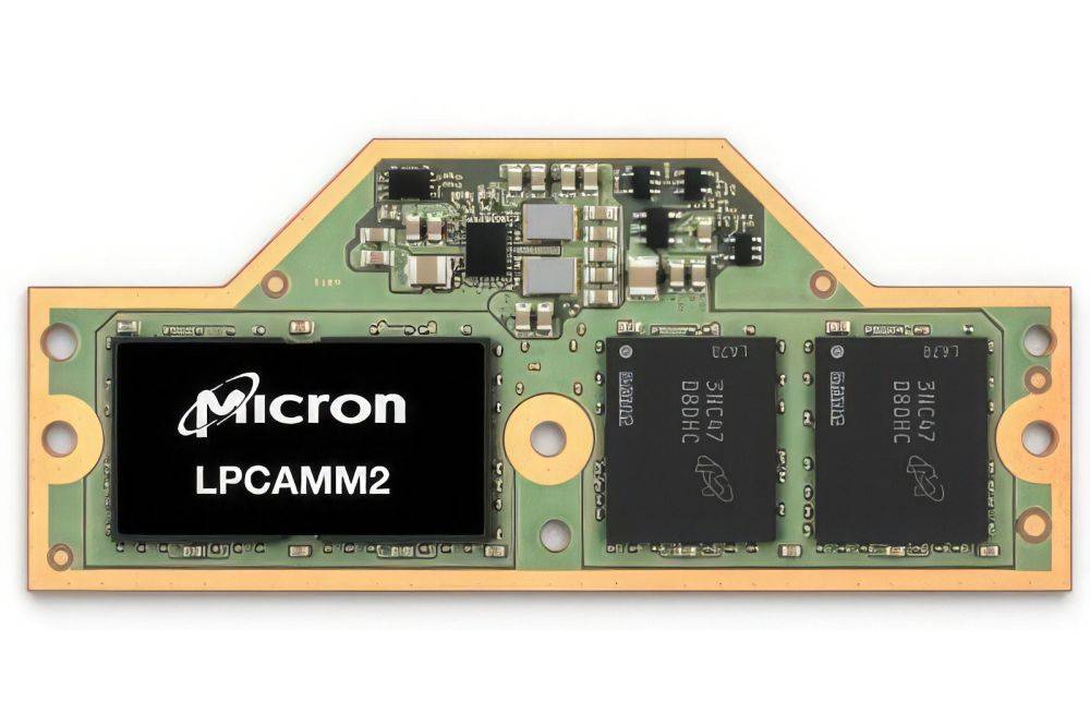 Micron представила модули памяти LPCAMM2 – более компактные, экономные и быстрые, чем обычные SODIMM