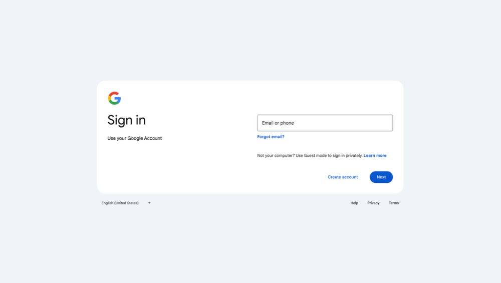 Google представила новую страницу входа в сервисы