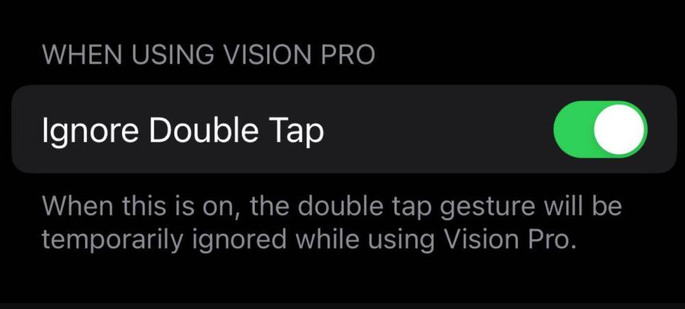 Apple Watch могут реагировать на некоторые жесты управления Vision Pro