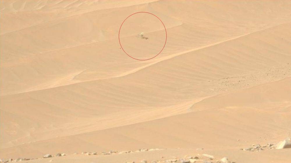 Одинокий и сломанный: NASA показало фото вертолета Ingenuity оставленного на Марсе