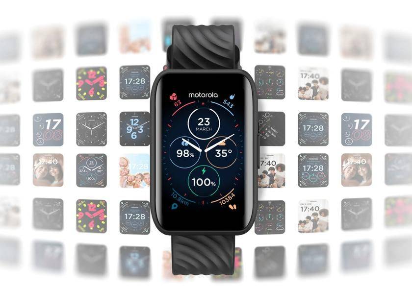 Moto Watch 40: LCD-дисплей, защита IP67, датчик SpO2, Moto Watch OS и автономность до 10 дней за $65