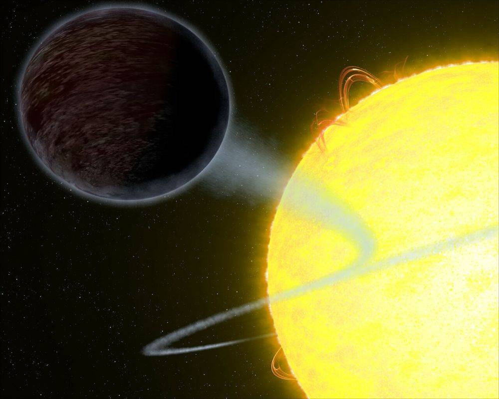 Смерть газового гиганта: обреченный горячий юпитер упадет на звезду