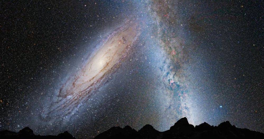 Столкновение галактик Млечный Путь и Андромеды неизбежно: процесс уже начался (фото)