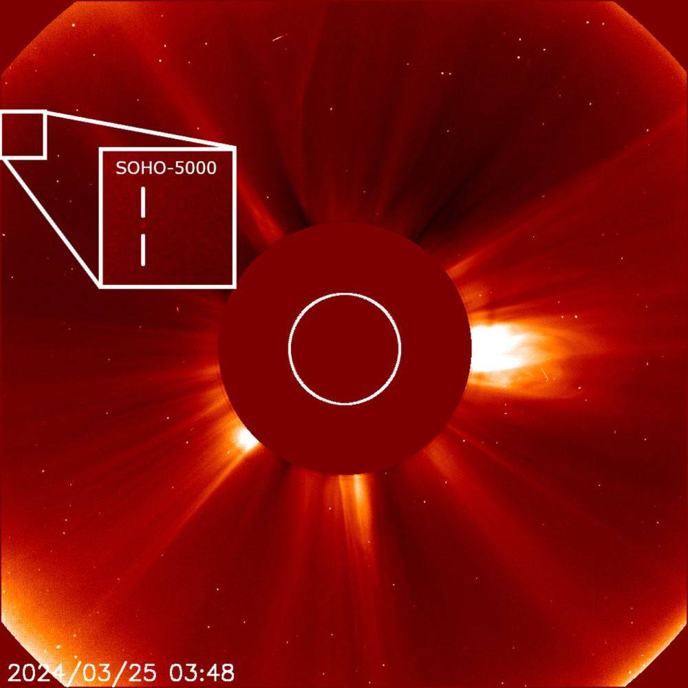 Обсерватория SOHO открыла пятитысячную околосолнечную комету