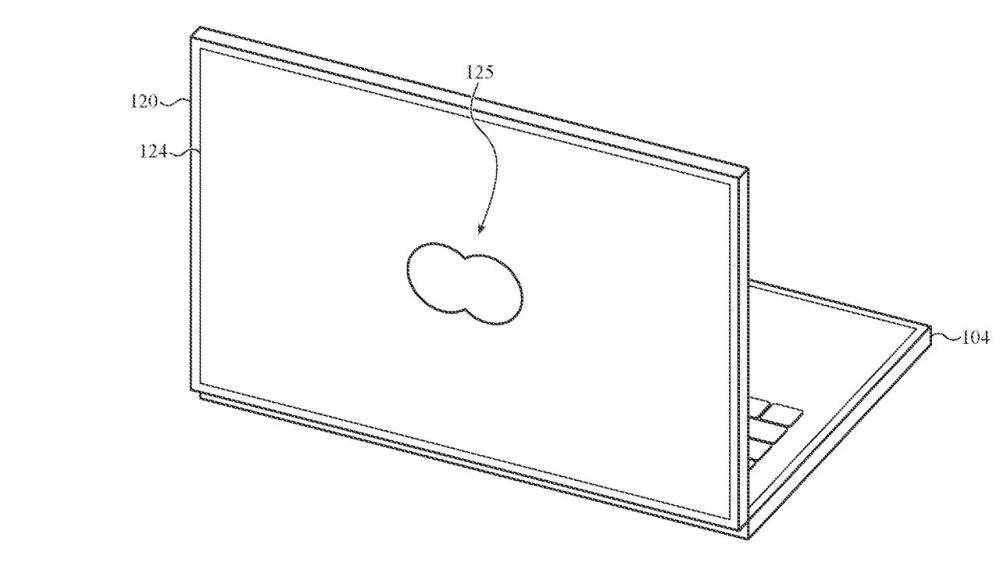 Apple запатентовала MacBook Pro со стеклянной задней панелью, на которой размещён дополнительный сенсорный экран