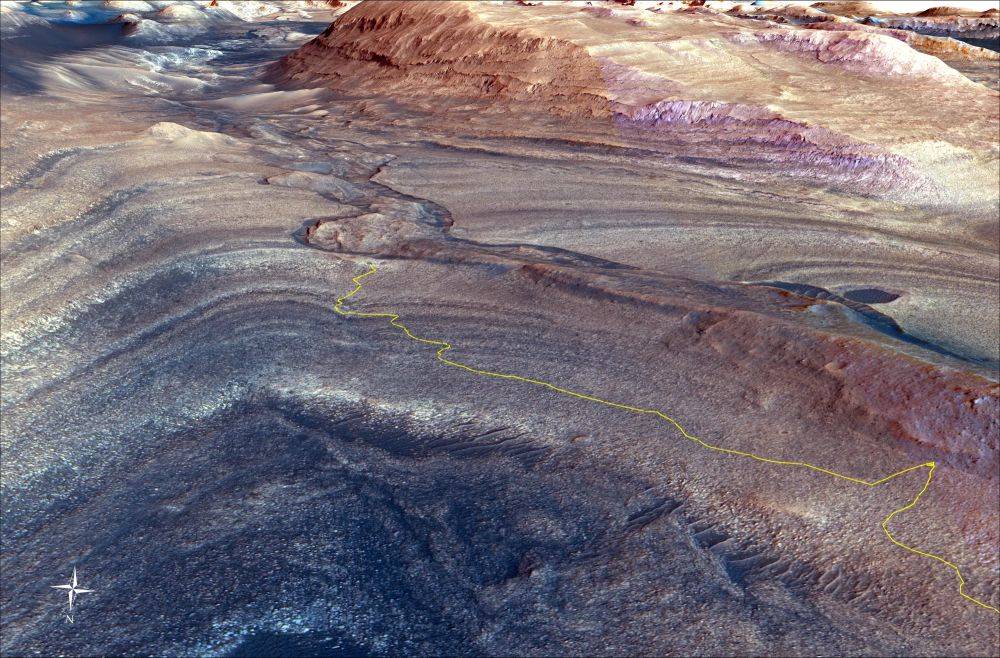 В поисках пропавшей воды: Curiosity готовится к изучению марсианского канала