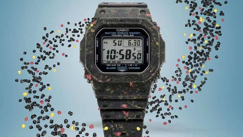 Casio представила G-5600BG-1: часы, которые сделаны из переработанных отходов за $199