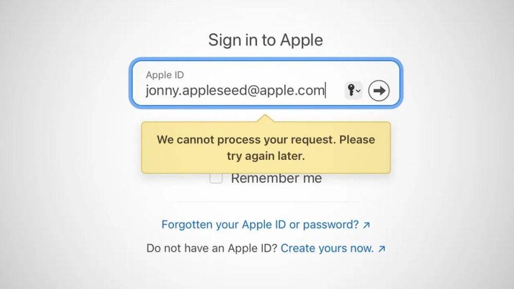 Пользователи устройств Apple столкнулись с проблемами при входе в аккаунт Apple ID