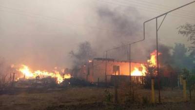 Во время пожаров в Луганской области погибли три человека