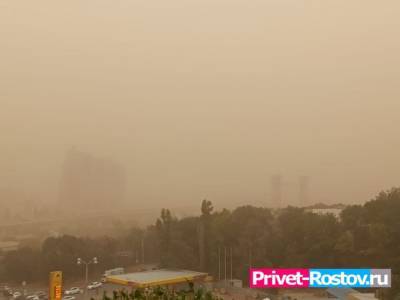 Эксперты назвали причины пыльной бури в Ростове