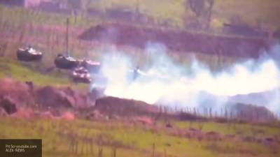 МО Азербайджана опубликовало ролик артиллерийских ударов