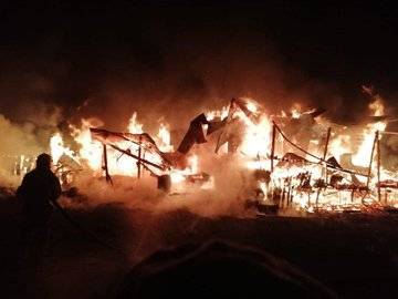 В Башкирии в ночном пожаре погиб 70-летний мужчина