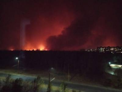 В Луганской области в тушению пожаров в трех районах привлечено более тысячи человек