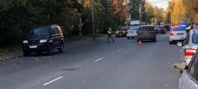 Ребенок в Петрозаводске попал под колеса автомобиля