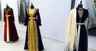 Выставка черкесских женских костюмов вызвала интерес у нальчан