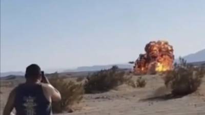 Момент крушения F-35 после столкновения с заправщиком сняли на видео