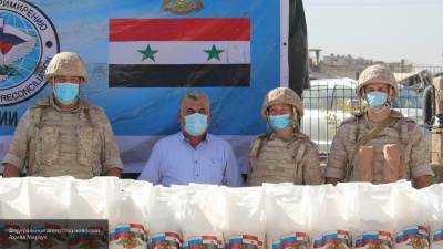 Россия доставила жителям сирийской Думы более двух тонн продовольствия