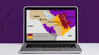 Бои в Нагорном Карабахе: под обстрелы попали журналисты