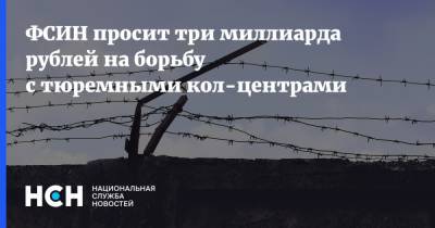 ФСИН просит три миллиарда рублей на борьбу с тюремными кол-центрами