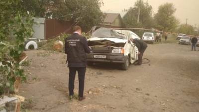Песчаная буря в Ростовской области повалила дерево на машину: 2 погибших, возбуждено дело