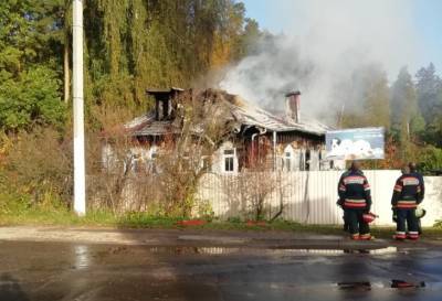 В Тверской области сгорел питомник для собак