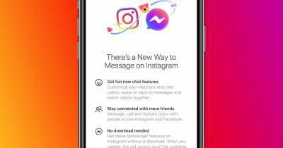Facebook объединил Messenger и «личку» Instagram