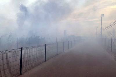 Пожары на Луганщине серьезно повредили КПВВ Станица Луганская