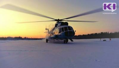Связь с труднодоступными селами Ижемского и Троицко-Печорского районов обеспечат вертолетные перевозки
