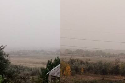 В Донецкой области несколько городов накрыла пылевая буря