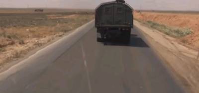В Сирии российские военные открыли трассу М-4 для гражданских лиц