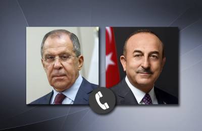МИД России: Лавров и Чавушоглу высказались за прекращение боёв в Карабахе
