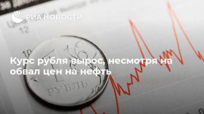 Курс рубля вырос, несмотря на обвал цен на нефть