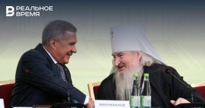 Минниханов и митрополит Феофан обсудили строительство собора Казанской иконы Божией Матери