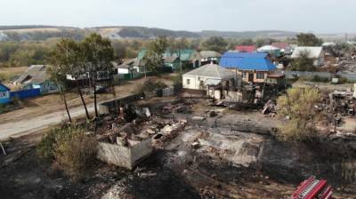 «Апокалипсис какой-то». Как крупный пожар превратил часть воронежского села в пепелище