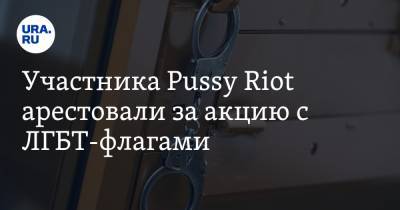Участника Pussy Riot арестовали за акцию с ЛГБТ-флагами. «Очень суровое наказание»