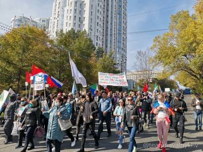 Мэрия: в Хабаровске на митинг в поддержку Фургала пришло 500 человек