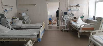 Свободных мест в больницах Карелии для больных COVID-19 осталось около 40%