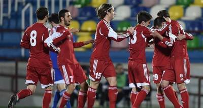 Молодежная сборная Грузии по футболу уступила Швейцарии в Гори