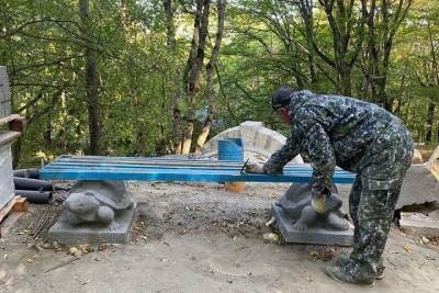 Каменные черепахи в Железноводске получили вторую жизнь