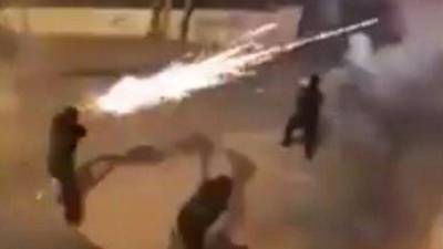 Видео: ночные столкновения полиции с палетсинцами в Иерусалиме