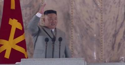 Ким Чен Ын выступил на параде в честь юбилея Трудовой партии КНДР